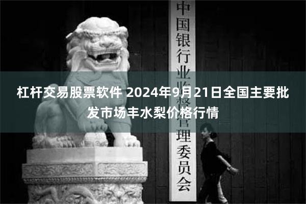 杠杆交易股票软件 2024年9月21日全国主要批发市场丰水梨价格行情