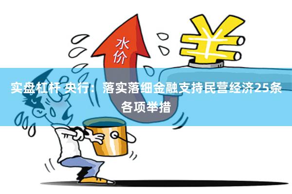 实盘杠杆 央行：落实落细金融支持民营经济25条各项举措